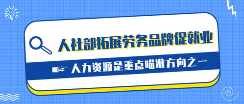 人社部拓展劳务品牌促就业,人力资源是重点瞄准方向之一